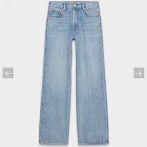 Aritzia Light Blue Straight Leg Jeans